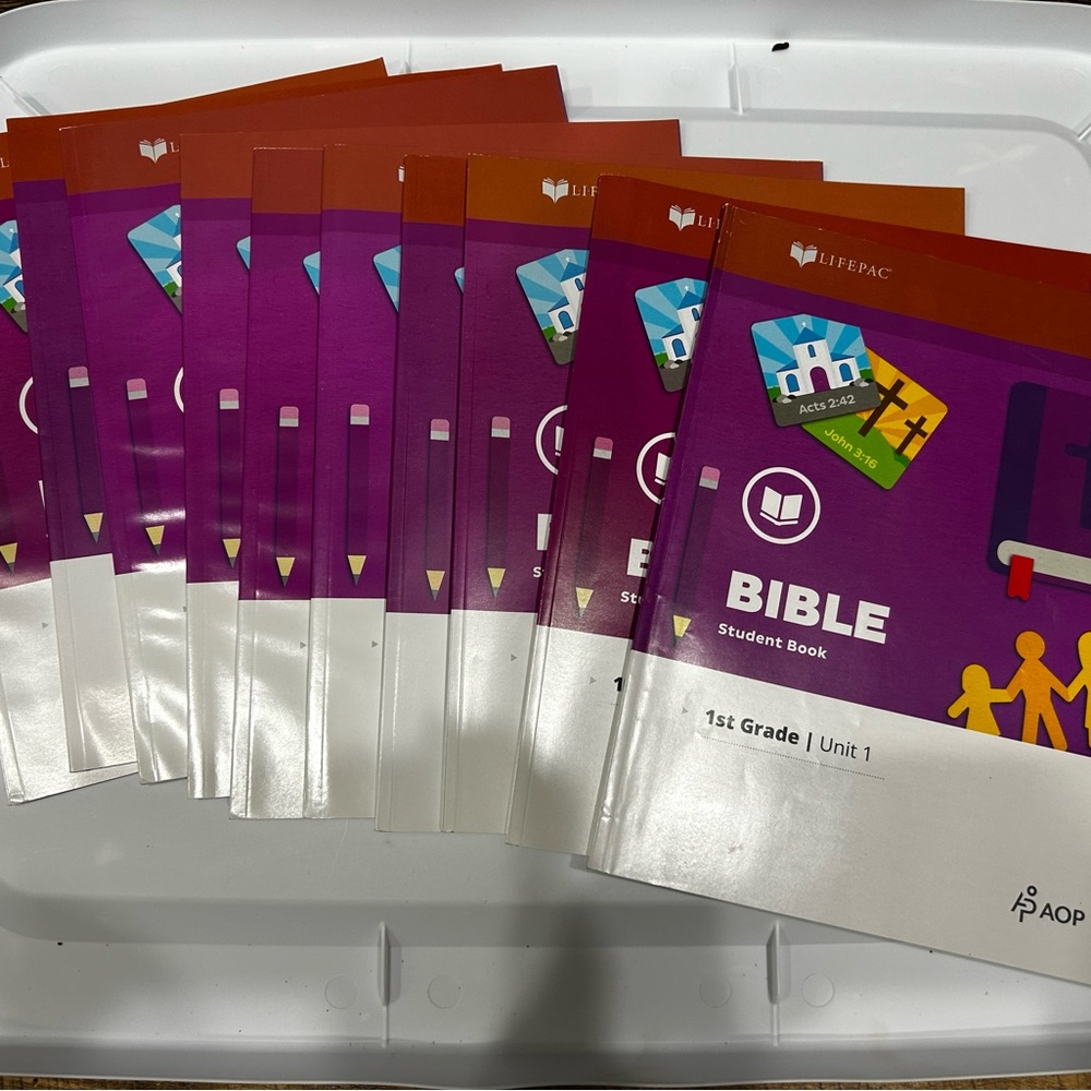 Homsechool LIFEPAC 1st Grade Bible Curriculum Set